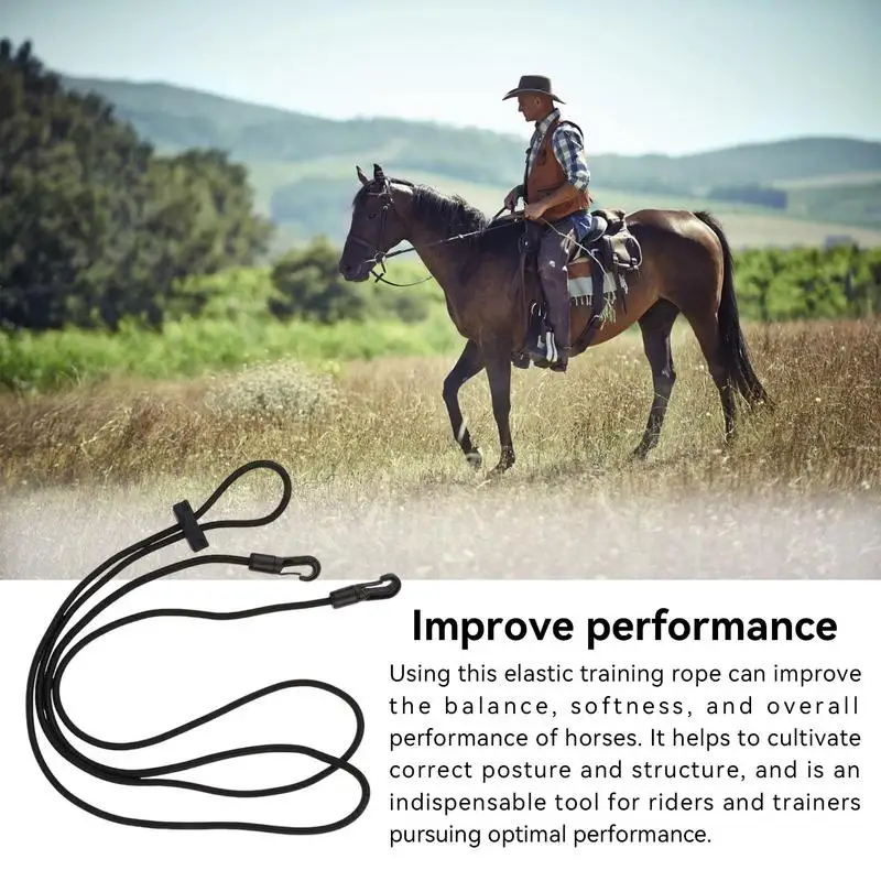 Растягивающая поводка для лошадей эластичная веревка верховой езды энтузиастов