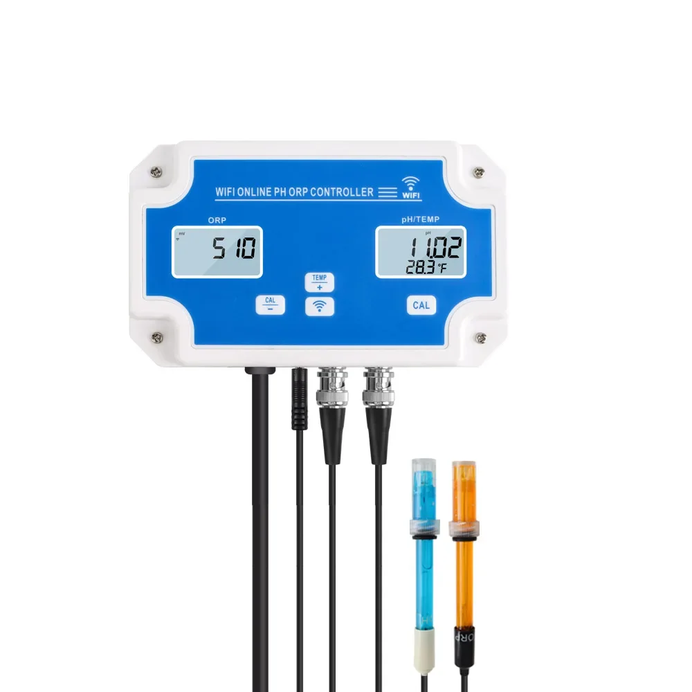 Лидер продаж 3 в 1 ЖК-дисплей Smart Tuya Wi-Fi измеритель ОВП W2839 контроллер мониторинга