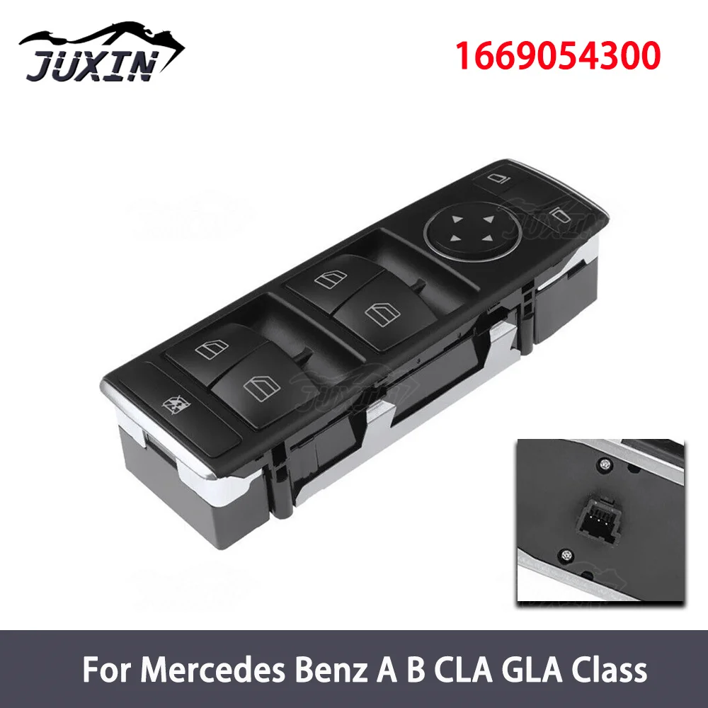 Переключатель Стеклоподъемника Master Power Черный для Mercedes-Benz 2012-2016 CLA250 GLA250 1669054300
