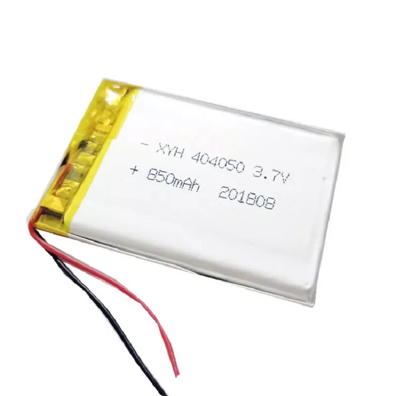 

2023New 3.7V 850mAh 404050 Rechargeable Li-polymer Battery For MP4 MP5 PDA GPS navigator Toy Camera Fingerprint lock li-ion Lipo