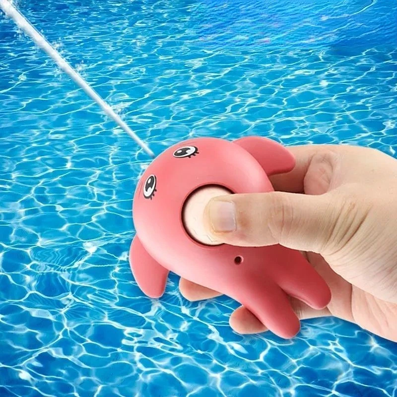 

Cartoon Bathing Swimming Beach Pressing Playing with Water Spraying Toys
