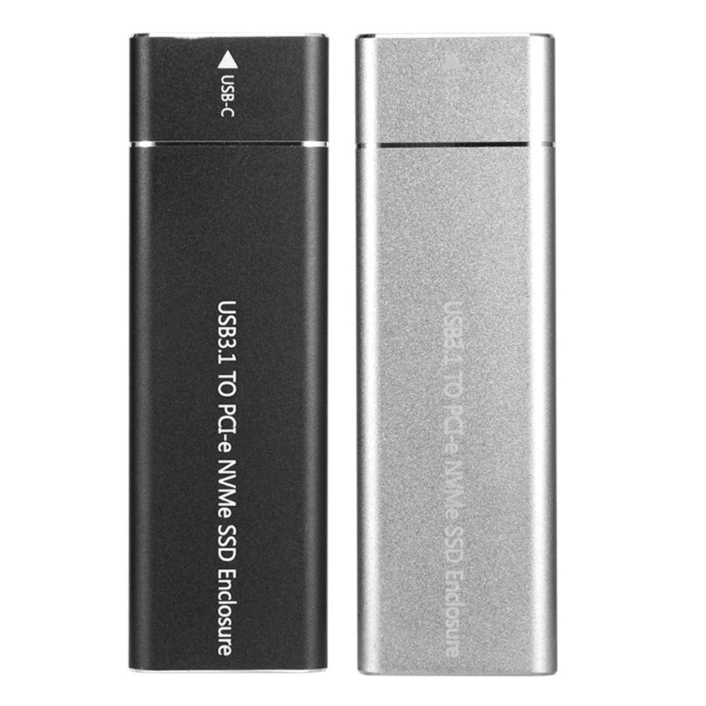 

USB3.1 SSD Case Mobile Hard Disk Box Type C HDD Adapter Card Accessories Aluminum Alloy for Windows 98