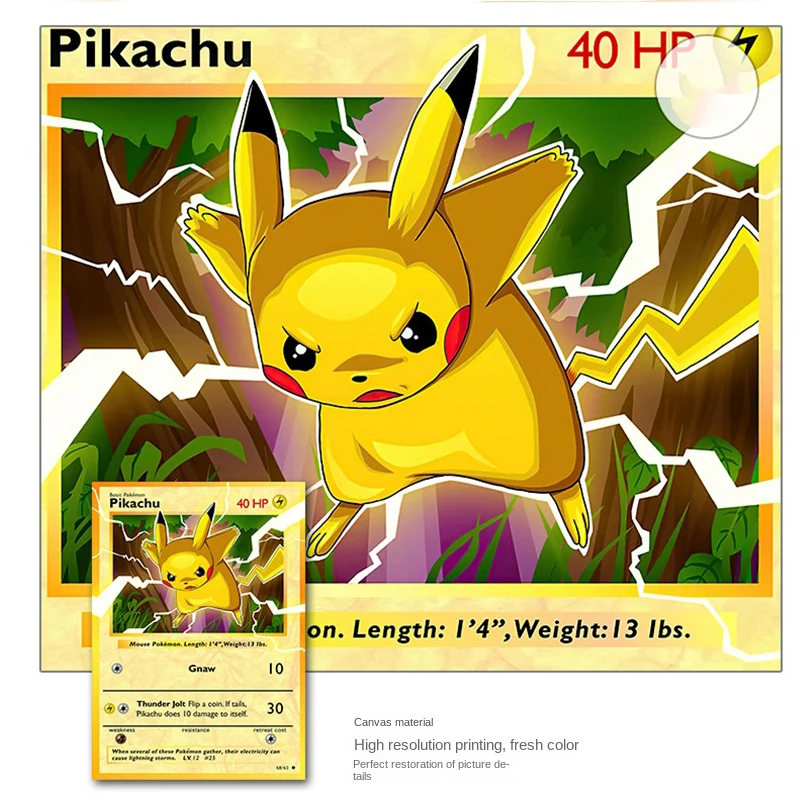 

Pokemon Japanese Poster Canvas Painting Anime Art Print Pikachu Mewtwo Mewtwo Poster Room Bedroom Gifts Wall Art Home Decor