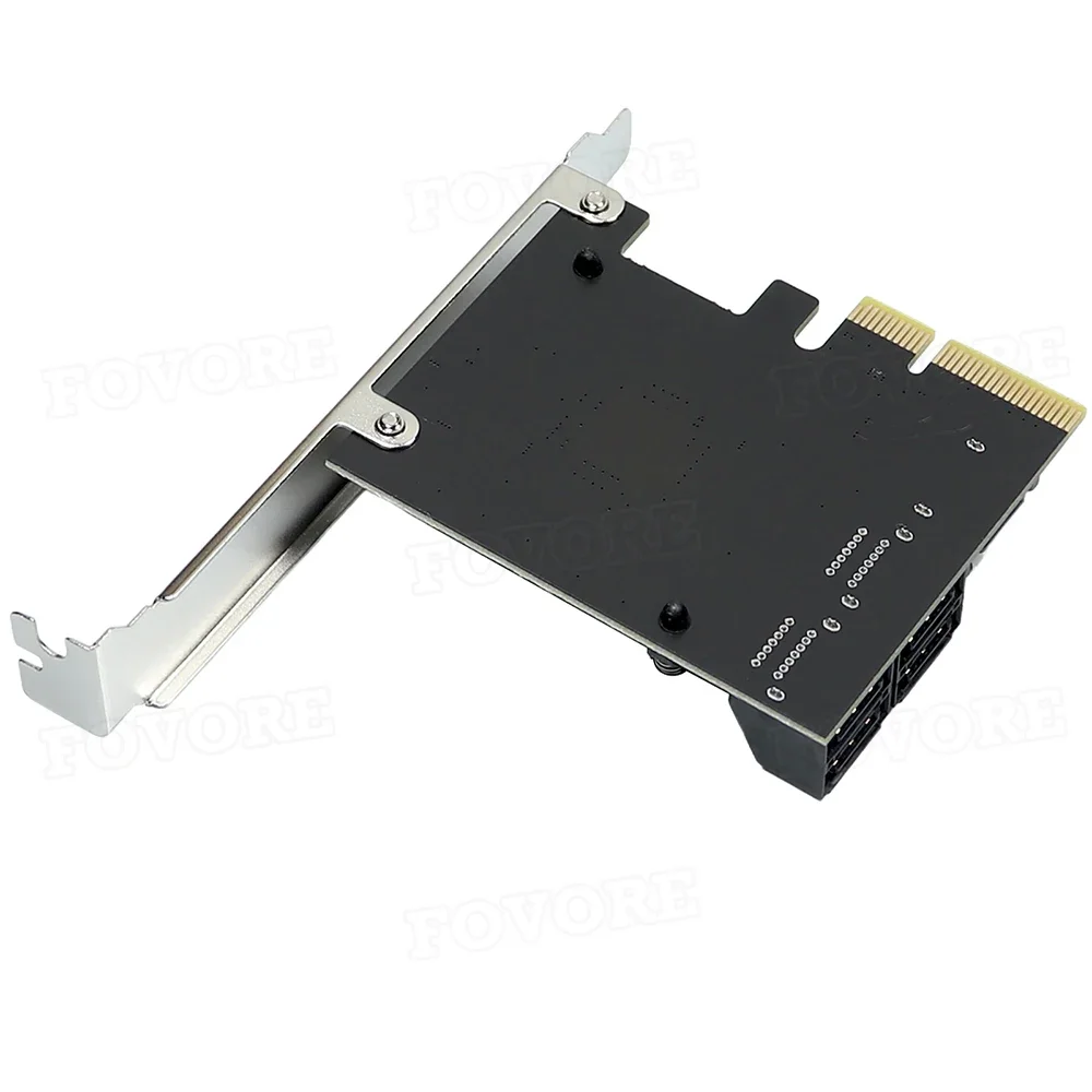 Адаптер PCIe to SATA 3 PCI express x4 5 портов 3.0 6 Гбит/с Riser Card PCI-e 4x SATA3.0 Карта контроллера