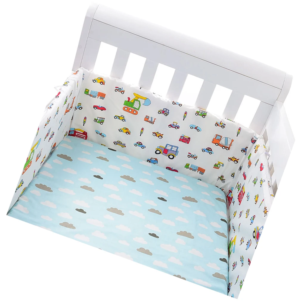 

Бампер для детской кроватки, чехлы, Защитные подушки для домашнего использования, мягкая подкладка, аксессуары для детской кровати