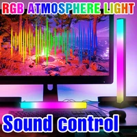 led nightlights music sound control pickup rhythm rgb neon strip light atmosphere table lamp for decoration bedroom night lamp
