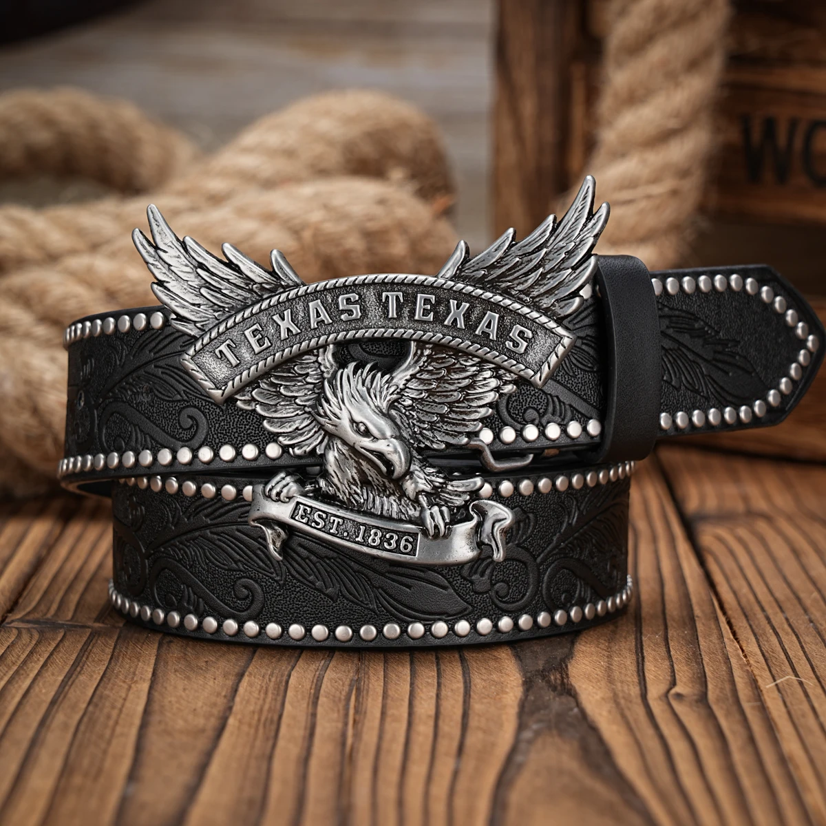 Мужские и женские-ковбойские ремни из искусственной кожи в западном