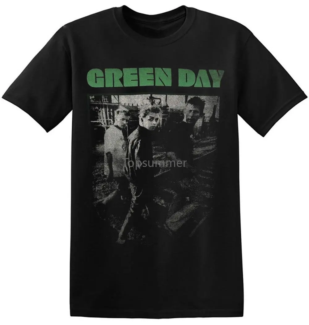 

Green Day T Shirt Men Us Punk Rock Rock Band New Graphic Printed Tee 1-A-001 Design Style New Fashion Short Sleeve