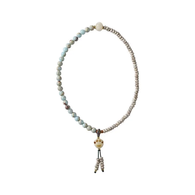 Натуральный ретро браслет со звездами луной Бодхи многокруговой ручной Shoushan stone