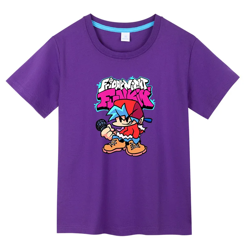 Детская футболка Friday Night Funkin летняя детская с короткими рукавами уличная одежда