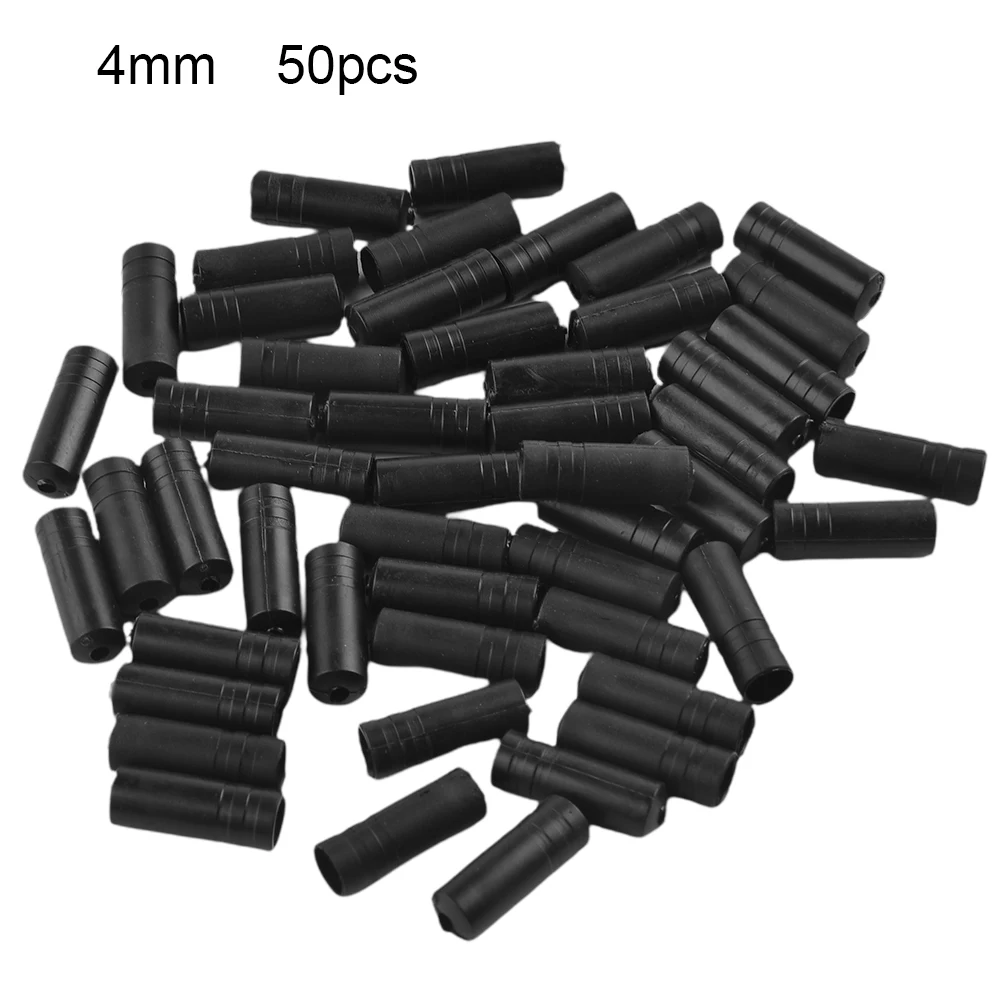 

50pcs Brake Wire End Cap Mountain Bike Road Bike Bike 4mm Shift Line Cap 5mm Brake Line Cap Cable Bicycle Accessories