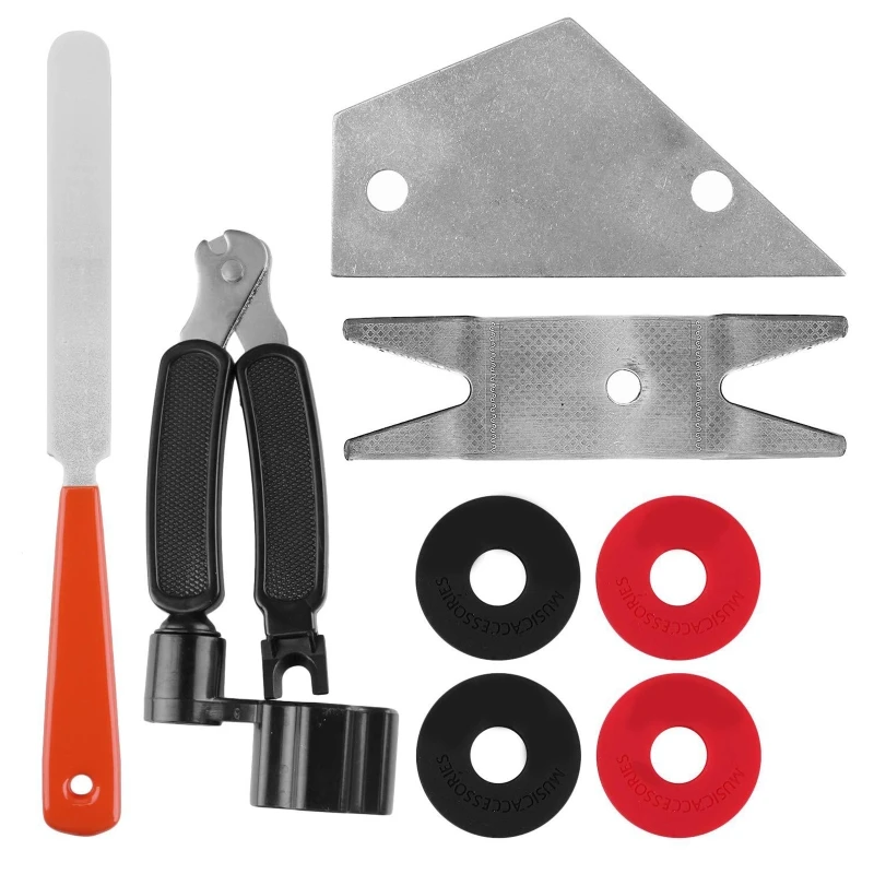 

20Pcs Repairing Maintenance Tool Kit with Carry Bag Fit for Guitar Ukulele Bass Banjo Music String Instrument Enthusiast