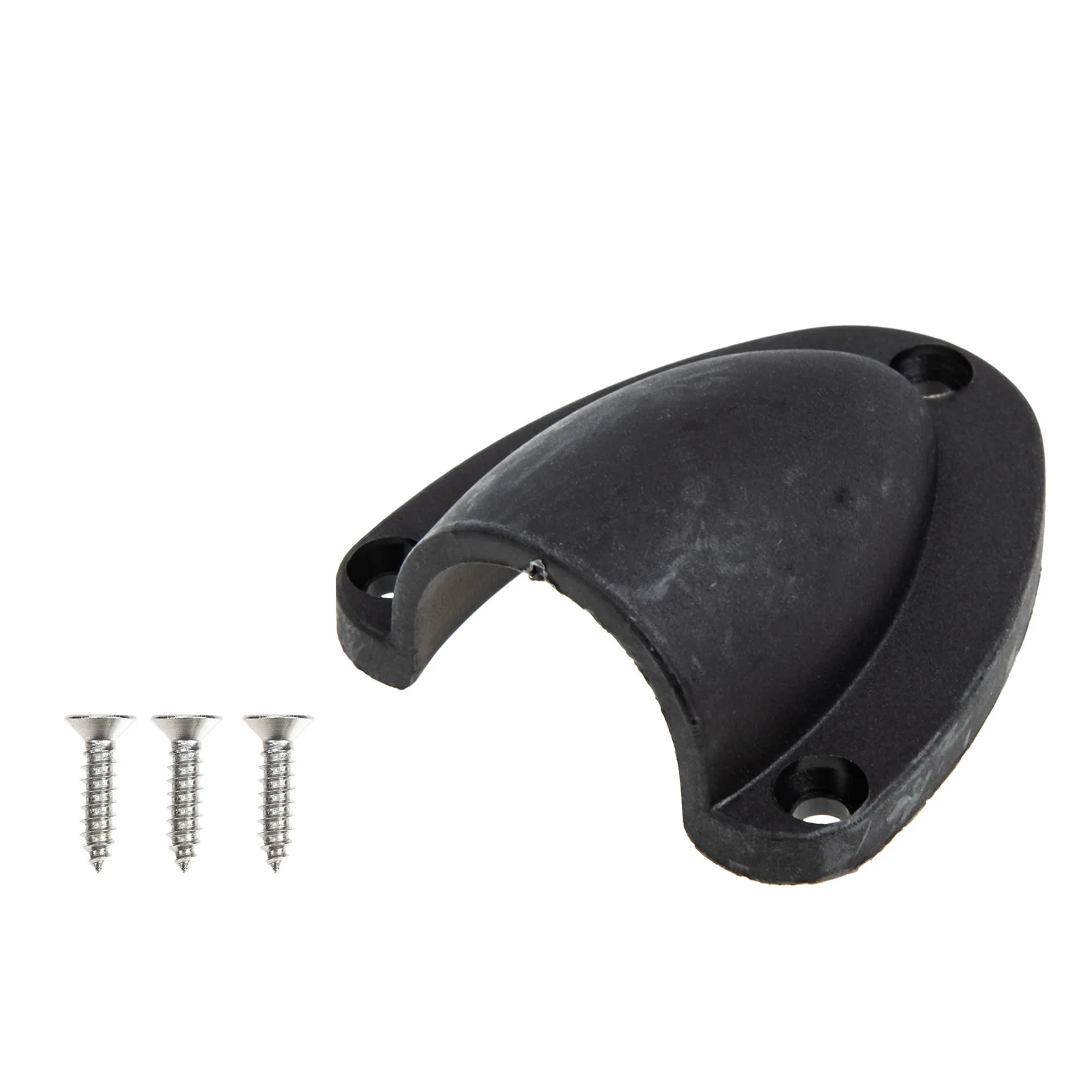 

1 Set of Clamshell Vent Wire Covers with Screws Professional Vent Covers for Boat Yacht (Black)