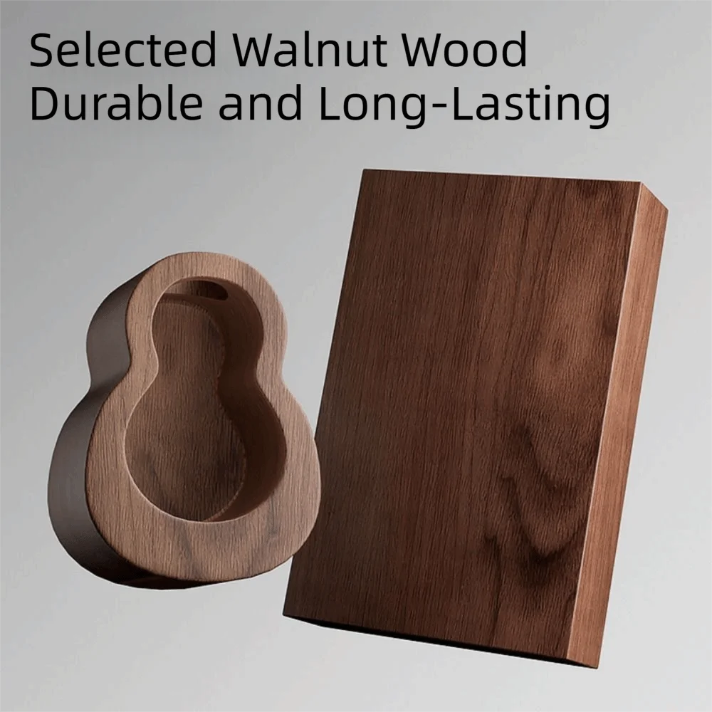 Фото Компактный контейнер для кошачьей шерсти с деревянным основанием, прочный, прозрачный, минималистичный, с магнитом на холодильник №5