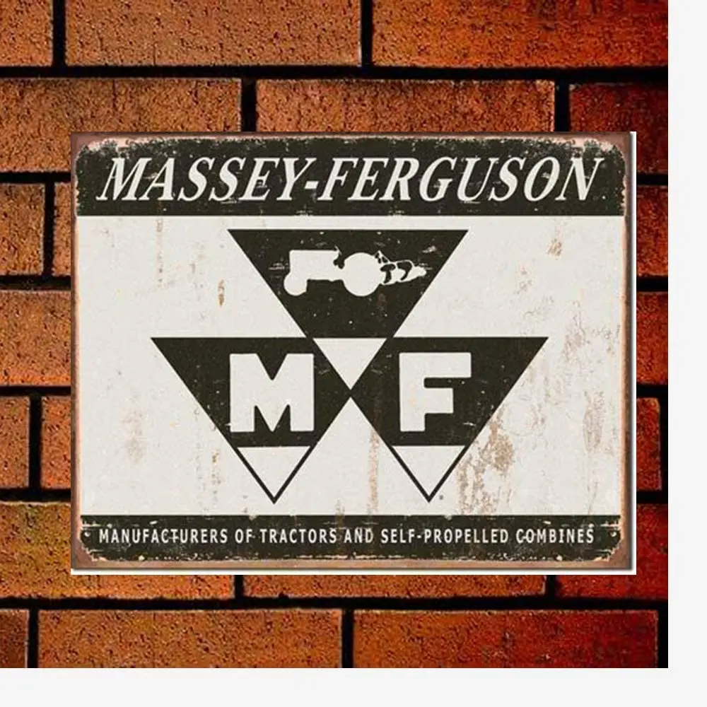 

Massey Ferguson Ретро металлический знак 8X12 Настенный декор