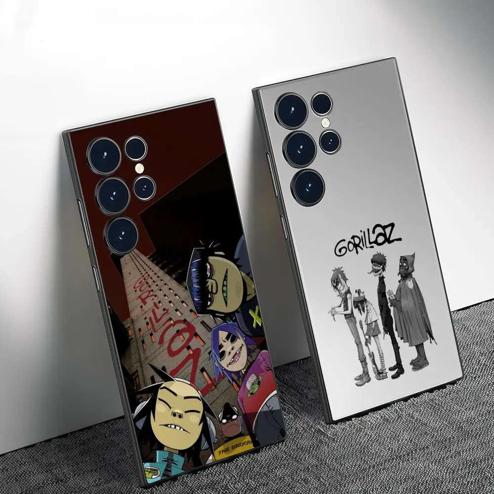 Фото Чехол для телефона G-Gorillaz 2D для Samsung Galaxy S26 S25 S24 S22 S23 Ultra S21 S20 Plus, матовый, полностью мягкий чехол №1