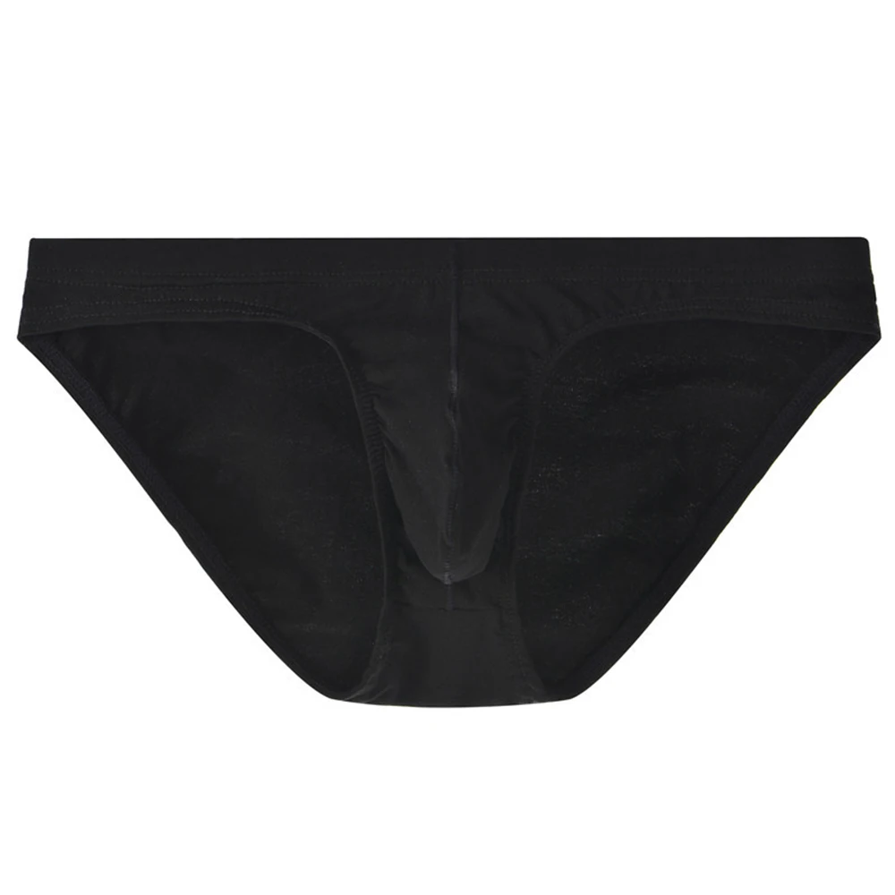 

Men Cotton Briefs Ultra Thin Panties Sweat Pouch Lingerie Low Waist Thong Bulge Briefs Soft Underpants Breathable Underwear