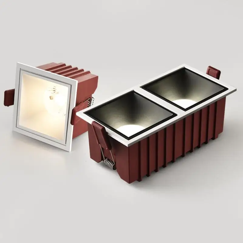 

Dimmable Square Frameless COB Recessed Downlight 7W 12W 14W 24W LED Ceiling Spotlight Bedroom Living Room Kitchen