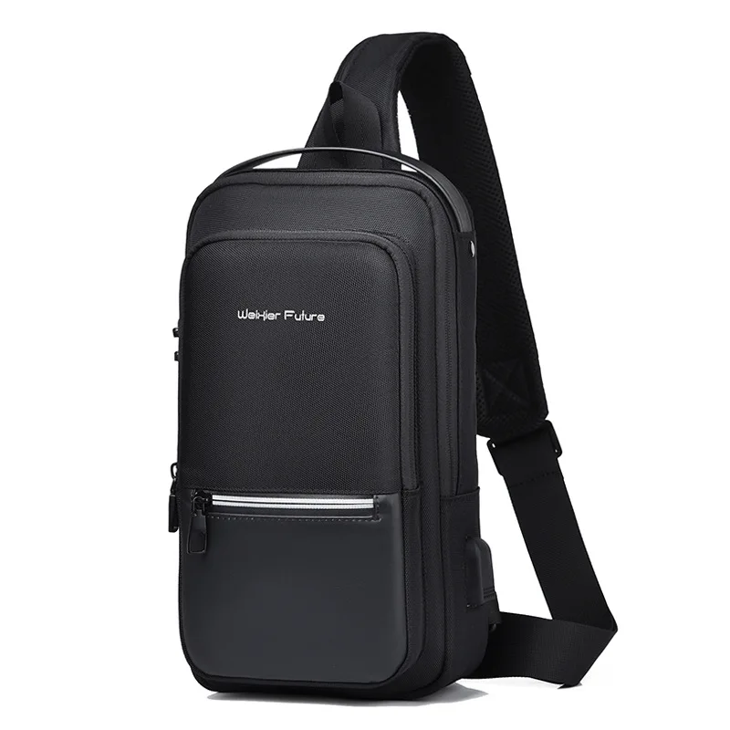 Crossbody Luxury Designer Men Multifunctional Oxford Chest Bag Waterproof Sling Travel Shoulder Bag Messenger Pack for Female