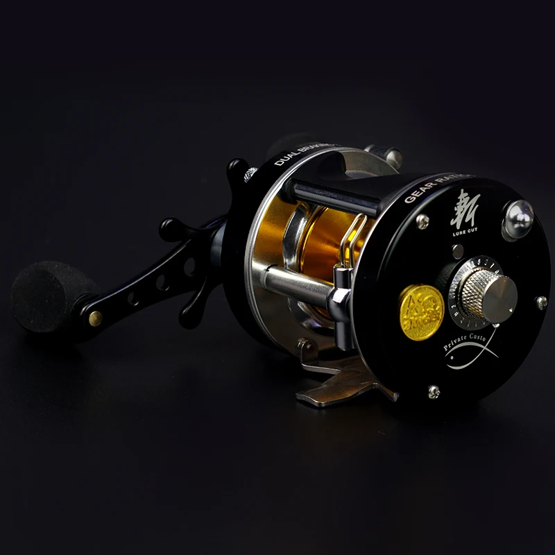 Metal Upgrade Fishing Reel Spinning Double Brake Baiting Marine Sport Goods Fishing Reel Equipment Carretilha De Pesca Carp Fish