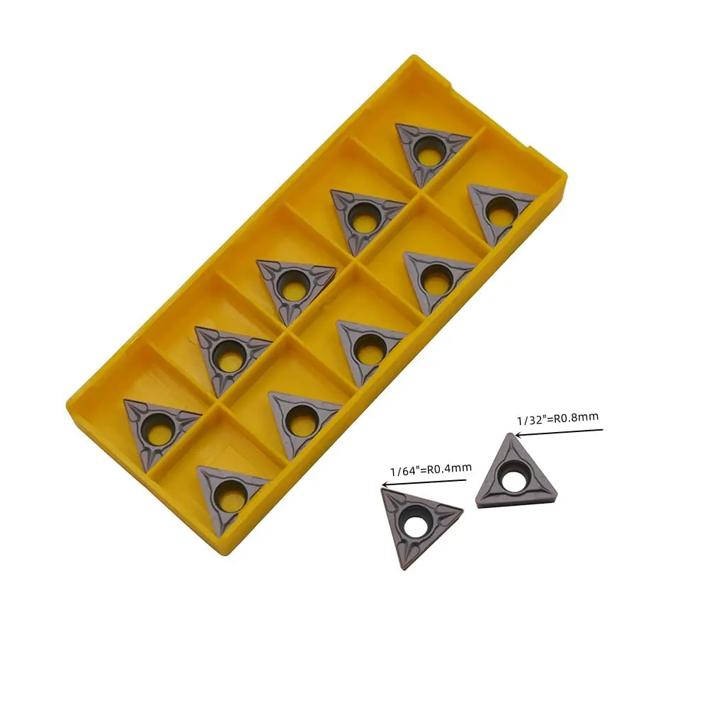 5 шт. TCMT16T304 TCMT32.51 бронза/желтая + TCMT16T308 TCMT32.52 бронзовая/желтая токарная вставка для