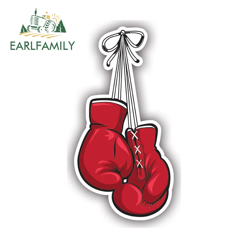

EARLFAMILY 13 см x 7,1 см для боксерских перчаток Автомобильная наклейка автомобильный Стайлинг Шлем Наклейка устойчивая к царапинам красивый солнцезащитный Декор
