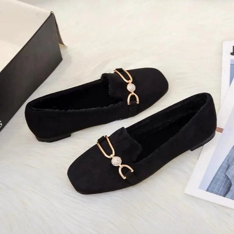 2023 Atutmn зимняя женская верхняя одежда плюс бархатная обувь на плоской подошве