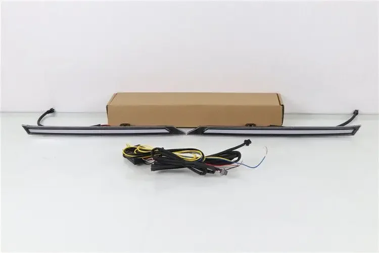 Для Toyota RAV4 2019 2020 желтый указатель поворота 12 В автомобильный DRL светодиодный