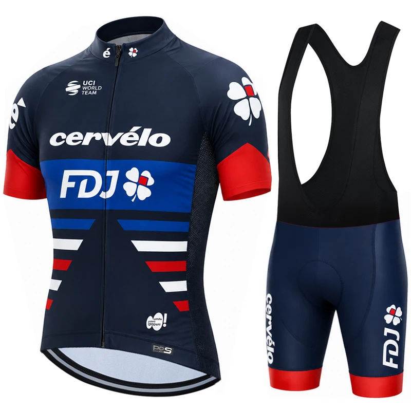 Фото Велосипедный костюм Cervélo 2026 для мужчин: комплект из джерси с коротким рукавом и велошорт на лямках, легкая эластичная дышащая летняя экипировка для велоспорта №2
