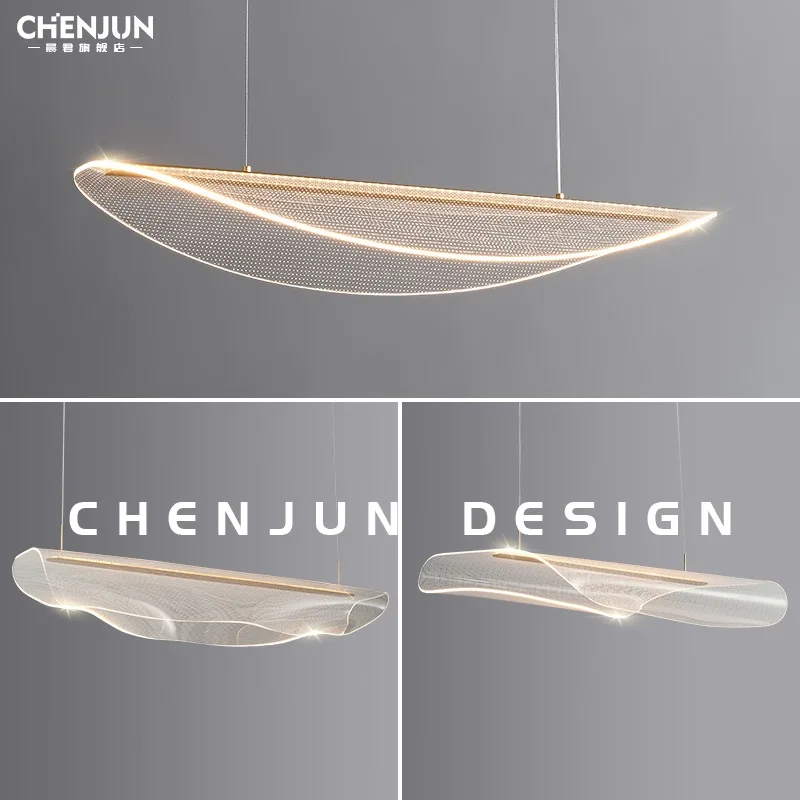 

Entry Lux Style Optical Light Guide Plate Dining-Room Lamp Dining Table High-End Instafamous Design ed Small Droplight