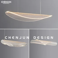 entry lux style optical light guide plate dining room lamp dining table high end instafamous design ed small droplight