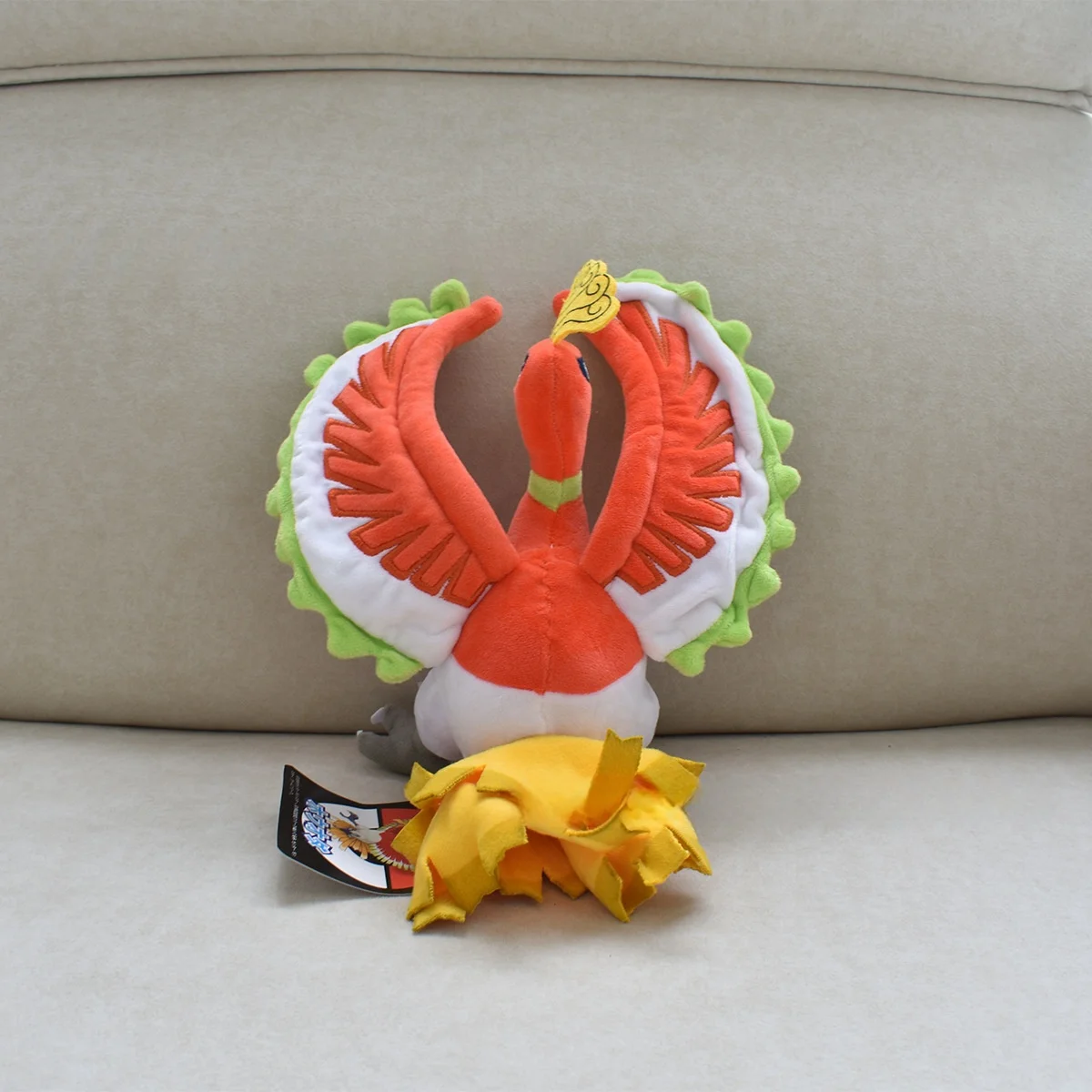 Плюшевая плюшевая кукла в стиле Ho-Oh с изображением покемона