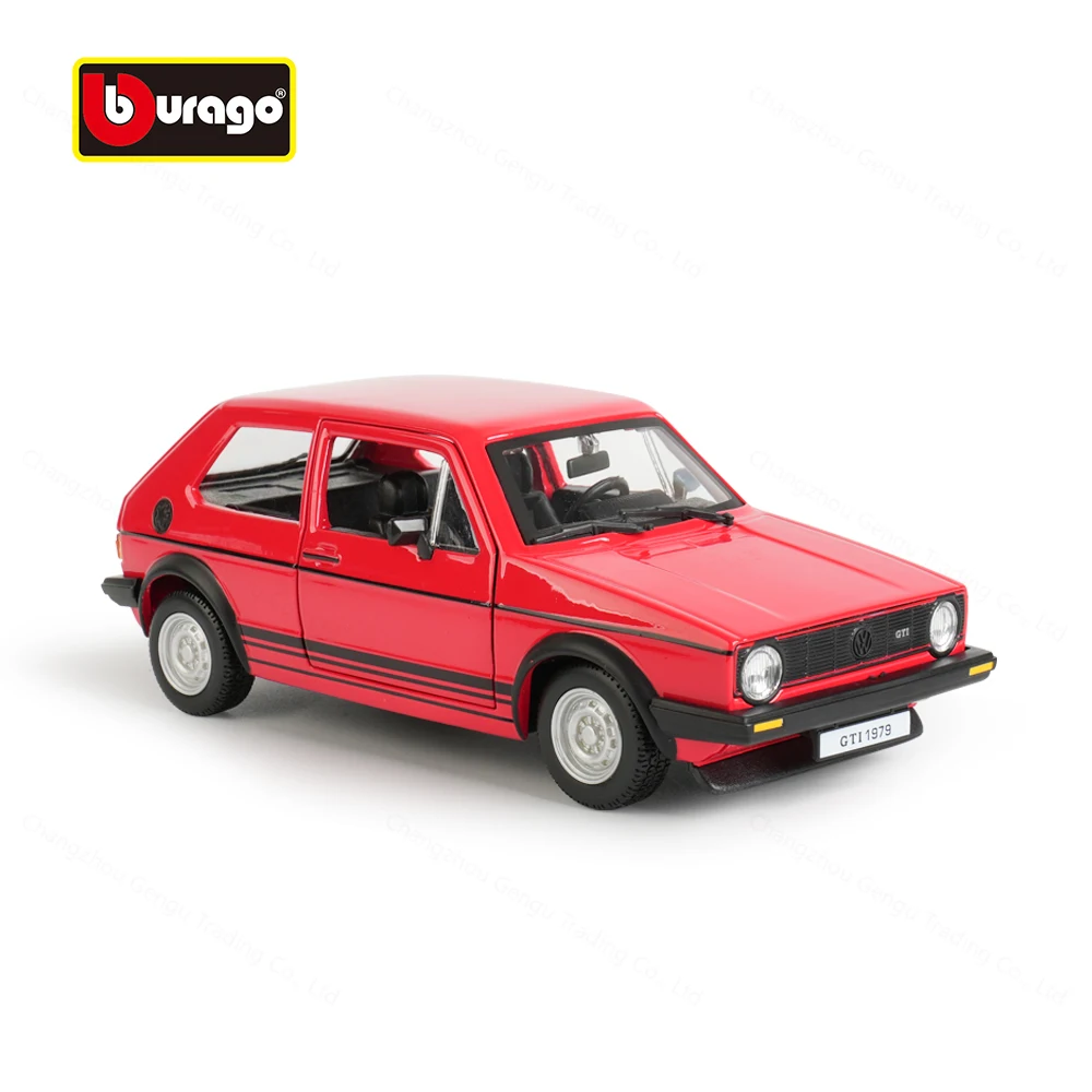 Bburago 1:24 Модель автомобиля Volkswagen Golf Mk1 GTI 1979 года, литая под давлением, коллекционная игрушка, подарок (art.: 3920cd7664368) - 3920cd7664368