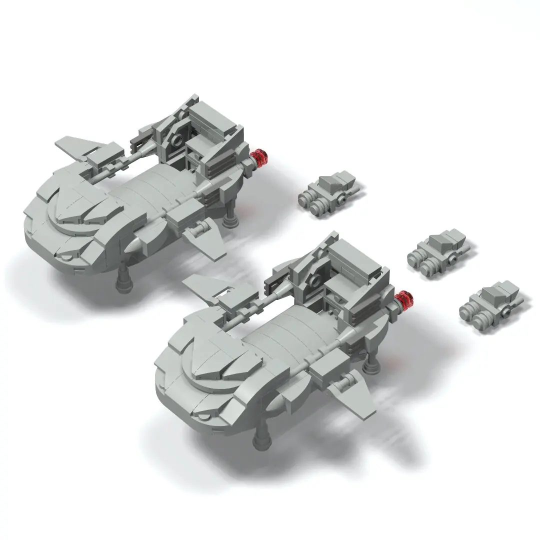

Thunderbird Building Block Toy Space War MOC Model Educational Brick Toys spaceship for Children Kids Christmas Gift New