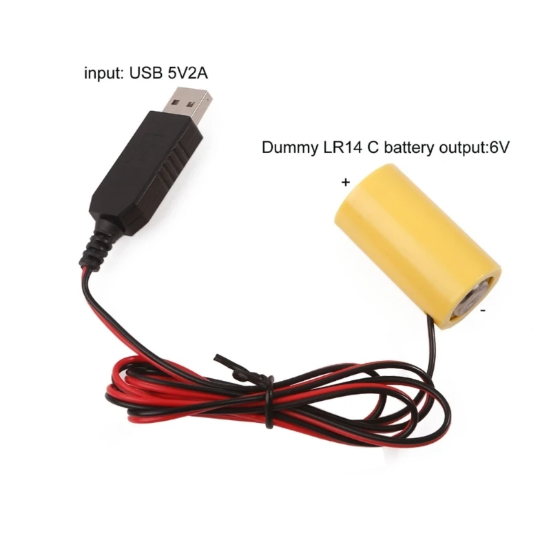 ADWE USB преобразователь питания DCBuck Battery Eliminators заменяет 4 шт. 1 5 В LR14 C для