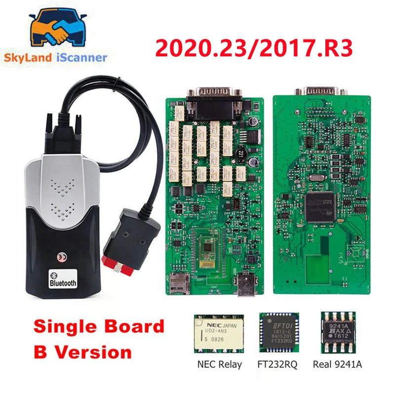 DS150 V2020.23/ 2017.R3 Multidiag pro+ Bluetooth/ USB 2017.R3 Keygen NEC Relays OBD2 scanner Works on cars/trucks