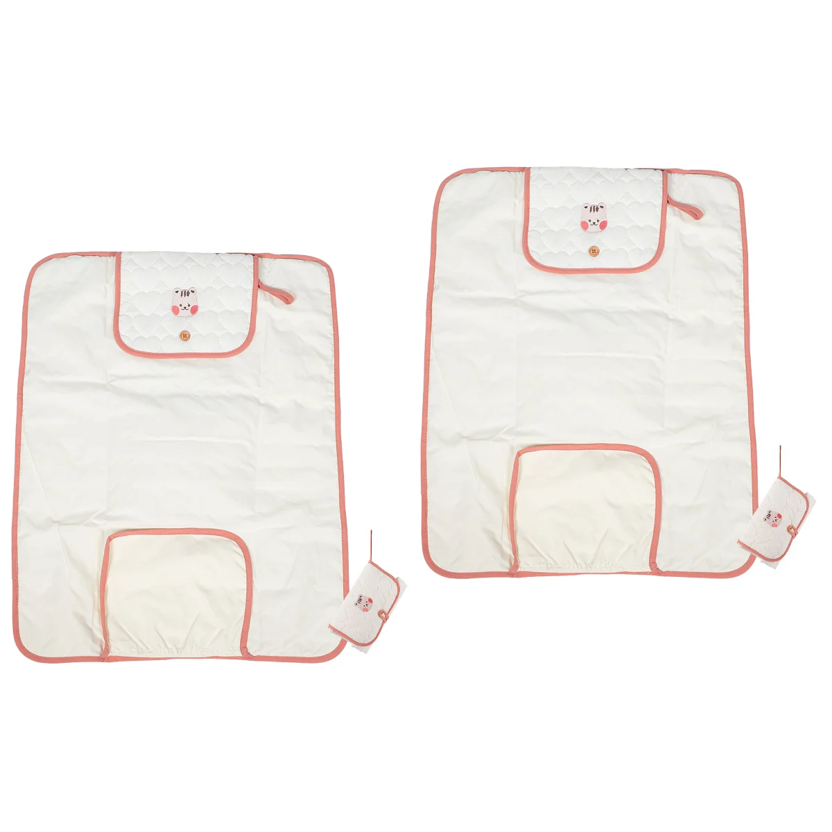 

Set 2 Waterproof Crib Pad Urine Baby Household Bed Breathable Mat Diaper Bag Newborn Nursing Cotton Changing Supply Toddler