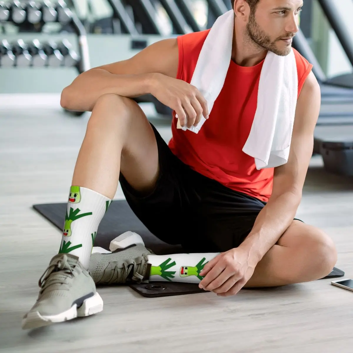 Спортивные носки со средней посадкой от Leek Larry An