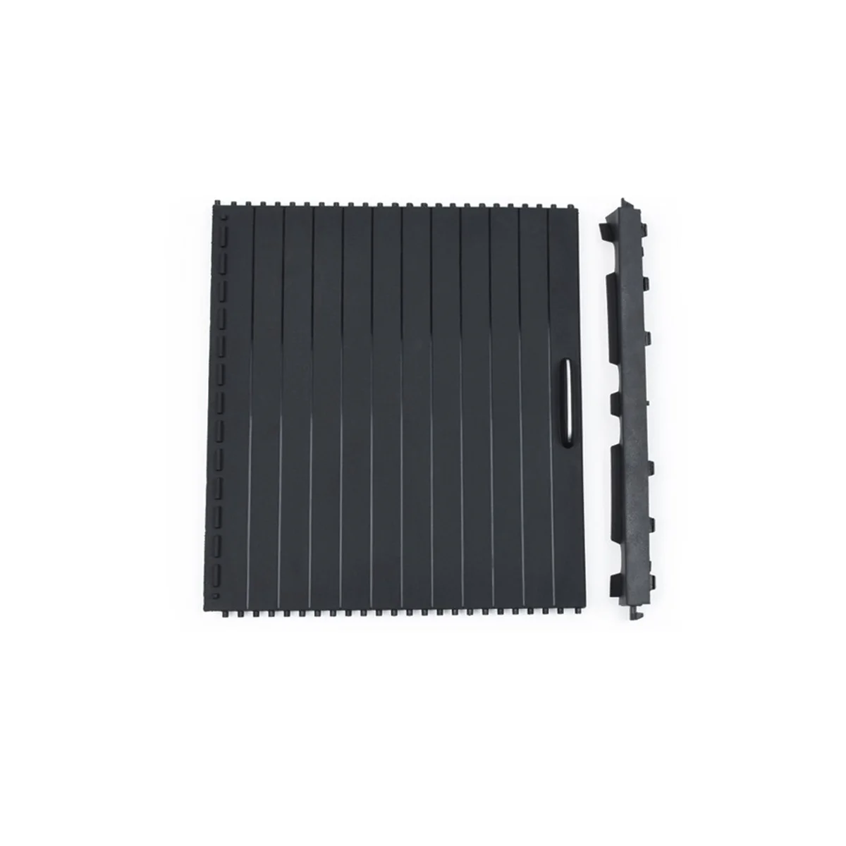 

Car Drink Water Cup Holder Cover Rolling Blind Shutter for Mercedes Benz W166 ML GL GLE GLS 1666803814(Black)