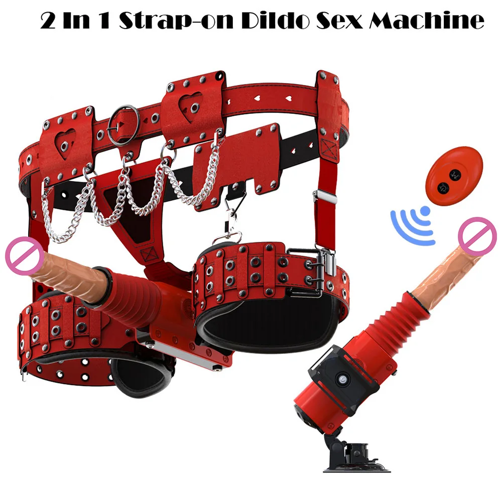 

Wireless Wearable Sex Machine for Women Lesbian Hand-Free Telescopic Vibrating Dildo Remote Masturbation Sex Toys