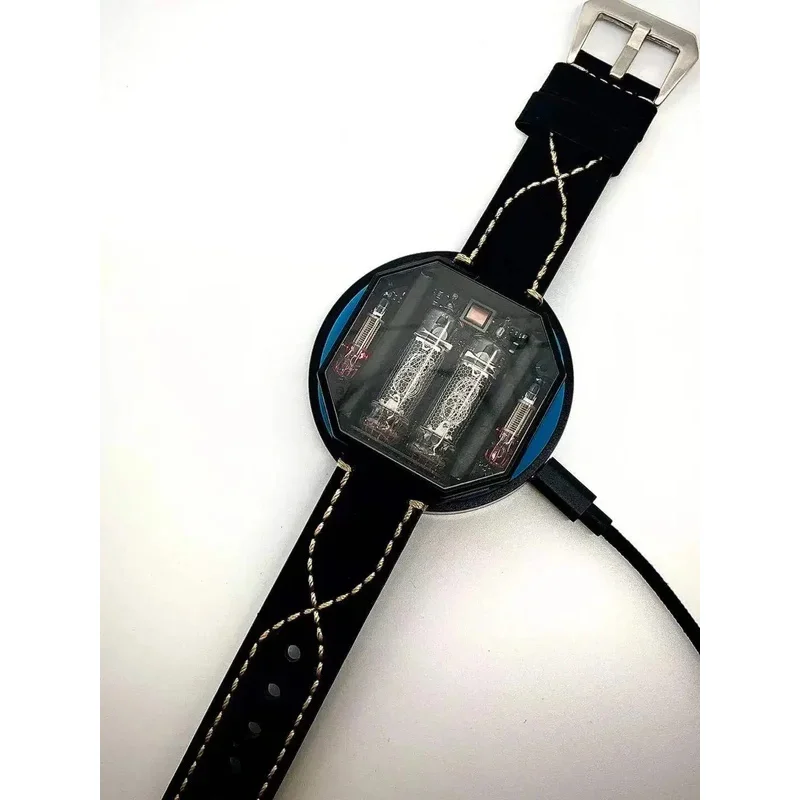 Nixie новые часы Niwa in16 светящаяся трубка задняя часть из углеродного волокна