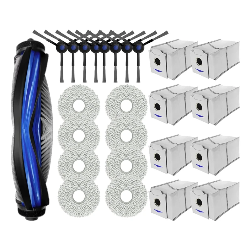 Для Ecovacs Deebot N30 OMNI/N30 PRO OMNI Сменная основная боковая щетка для швабры тканевый мешок