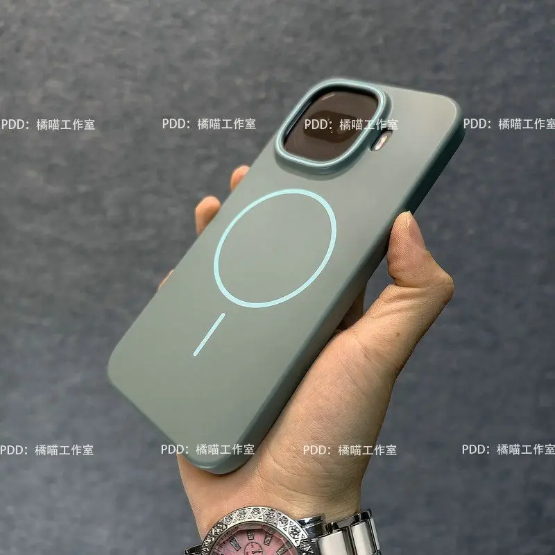 Фото Чехол для Vivo iQOO 15R Z11 Turbo, модный магнитный чехол без рамки из поликарбоната для Iqoo Z11 Turbo, приятный на ощупь, ударопрочный чехол №1