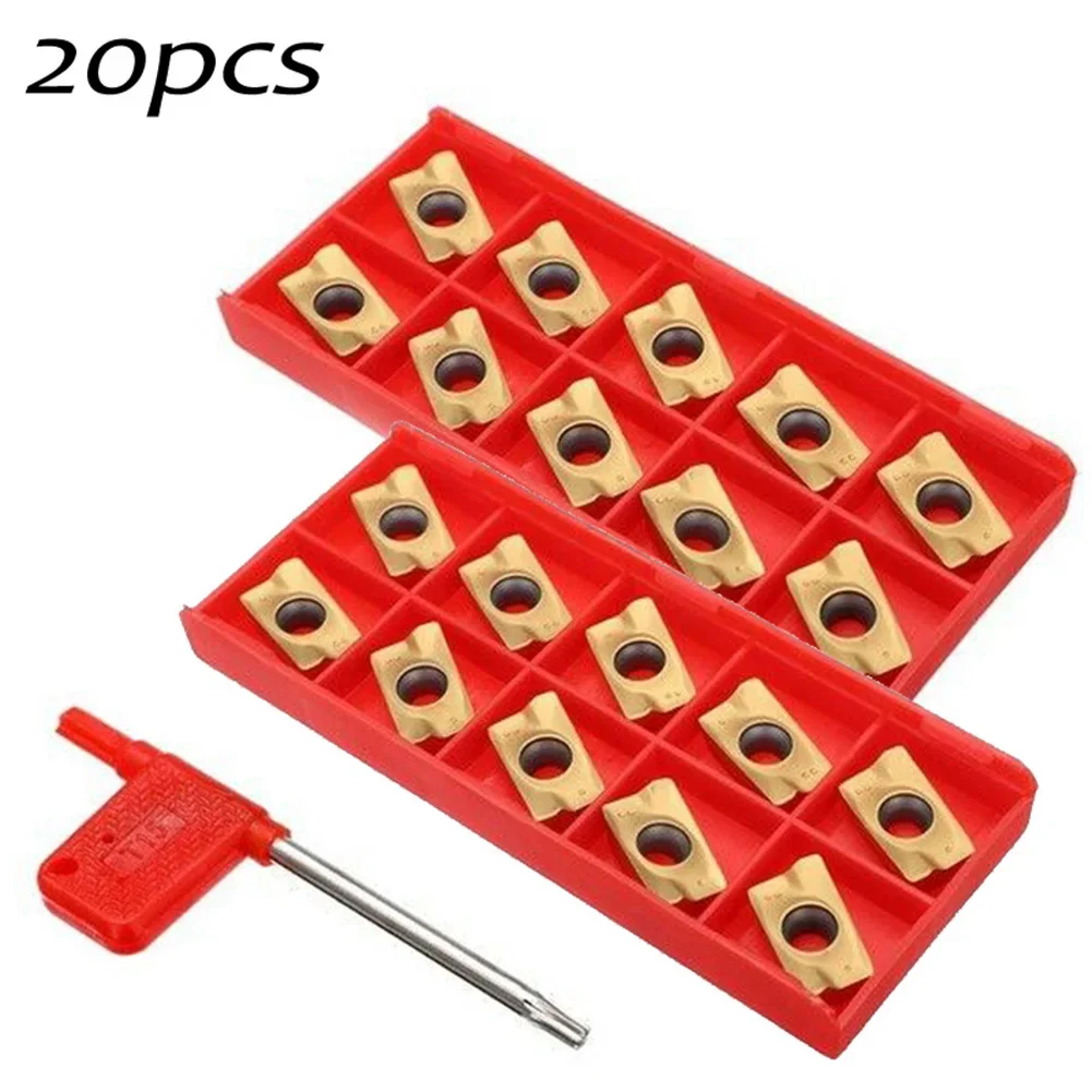 Надежный набор вставок 20 шт. 25R0 8 индексируемых APMT1604 PDER DP5320 твердосплавные