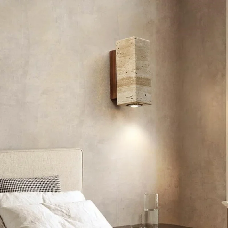 Современные водонепроницаемые Настенные светильники из натурального камня