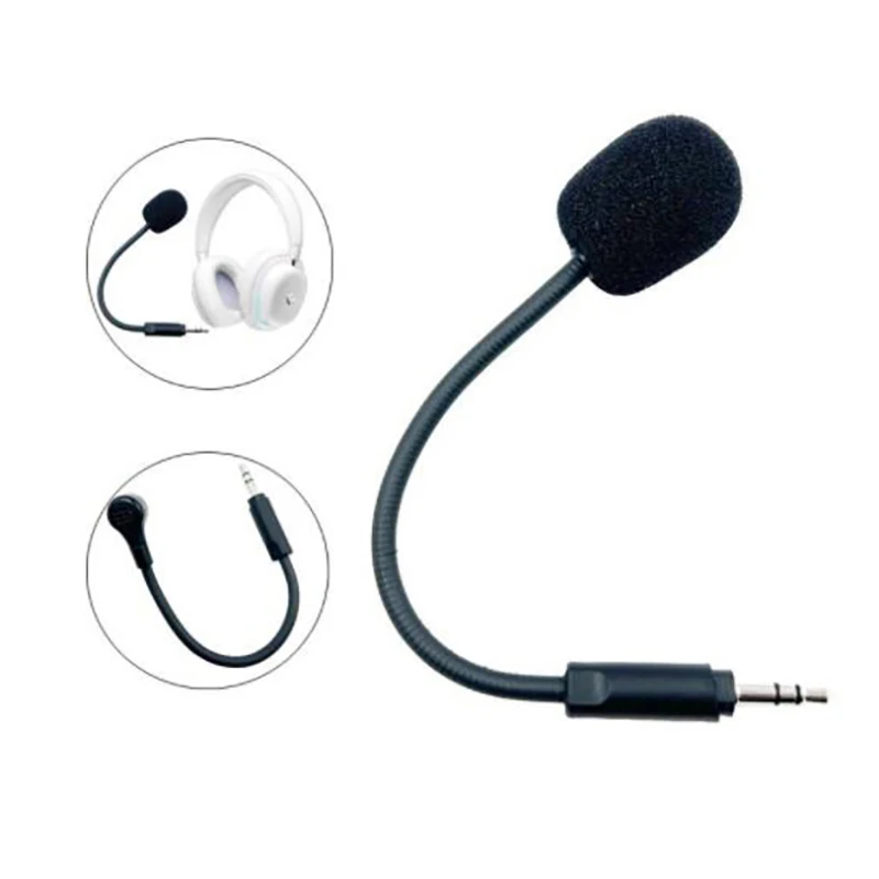 

Replacement 3.5mm Game Mic Detachable Microphone Boom for Logitech G Pro X Headphones