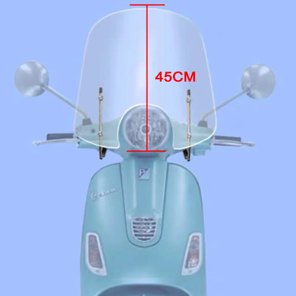 Motorcycle Windshield For Piaggio LX150 Wind Deflectors Windscreen For Vespa LX150 LX 150 enlarge