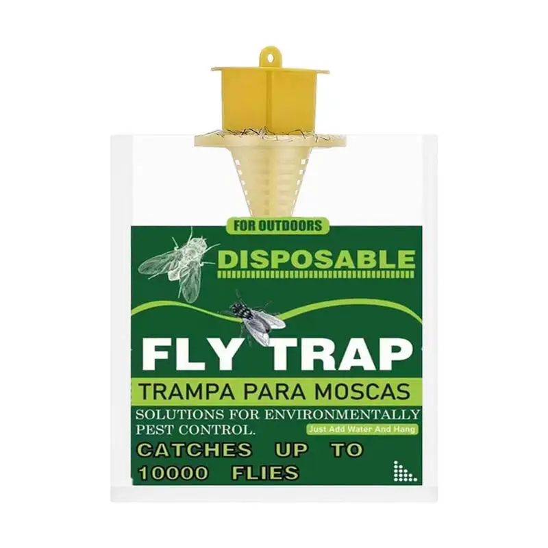 

Fly Trap Bag Outdoor Indoor Disposable Fly Trap Packet Household Hanging Fly Trap Bags For Home Garden Restaurant Camping Travel