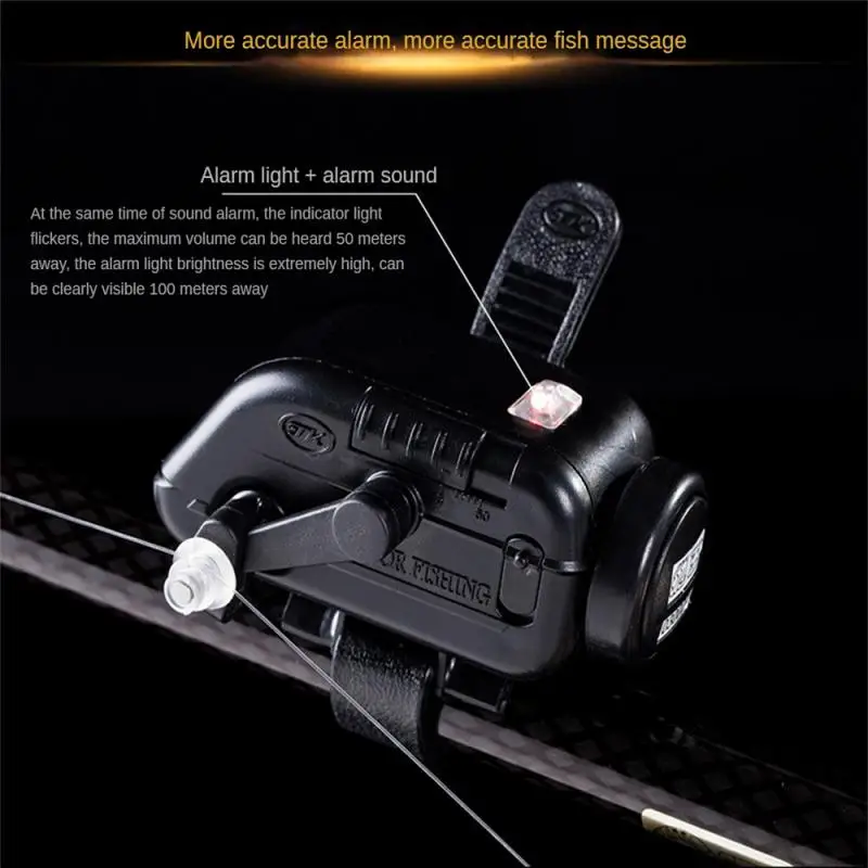 

High Sensitive Fishing Alarm Sensor Waterproof Electronic Fishing Bite Alarm With Sound Fishing Rod Signal Device fishing acces