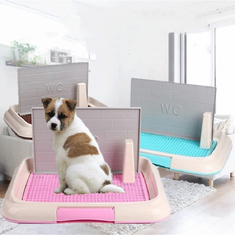 

Portable Dog Training Toilet Indoor Dogs Potty Pet Toilet for Small Dogs Cats Cat Litter Box Puppy Pad Holder Tray Pet Supplies